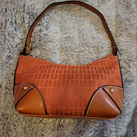 Chateau Handbags - Chateau Orange Small Womens Purse - Preloved